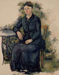 Madame Cézanne im Garten, 1880-82